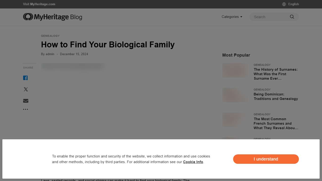 How to Find Your Biological Family - MyHeritage Blog